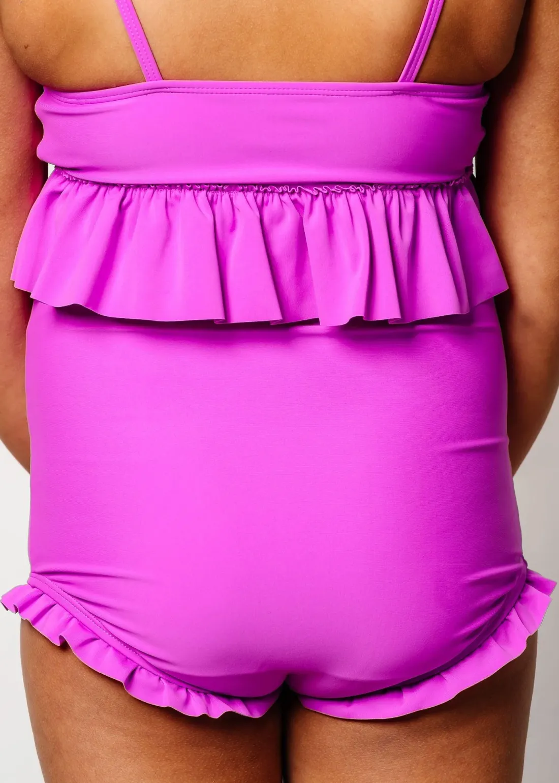 Kortni Jeane Brilliant Violet | Youth All Ruffled Up Bottoms Brilliant_Violet Outlet
