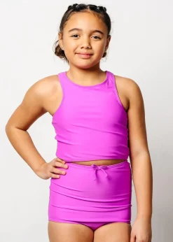 Kortni Jeane Brilliant Violet | Youth Bow Bottoms Brilliant_Violet Hot