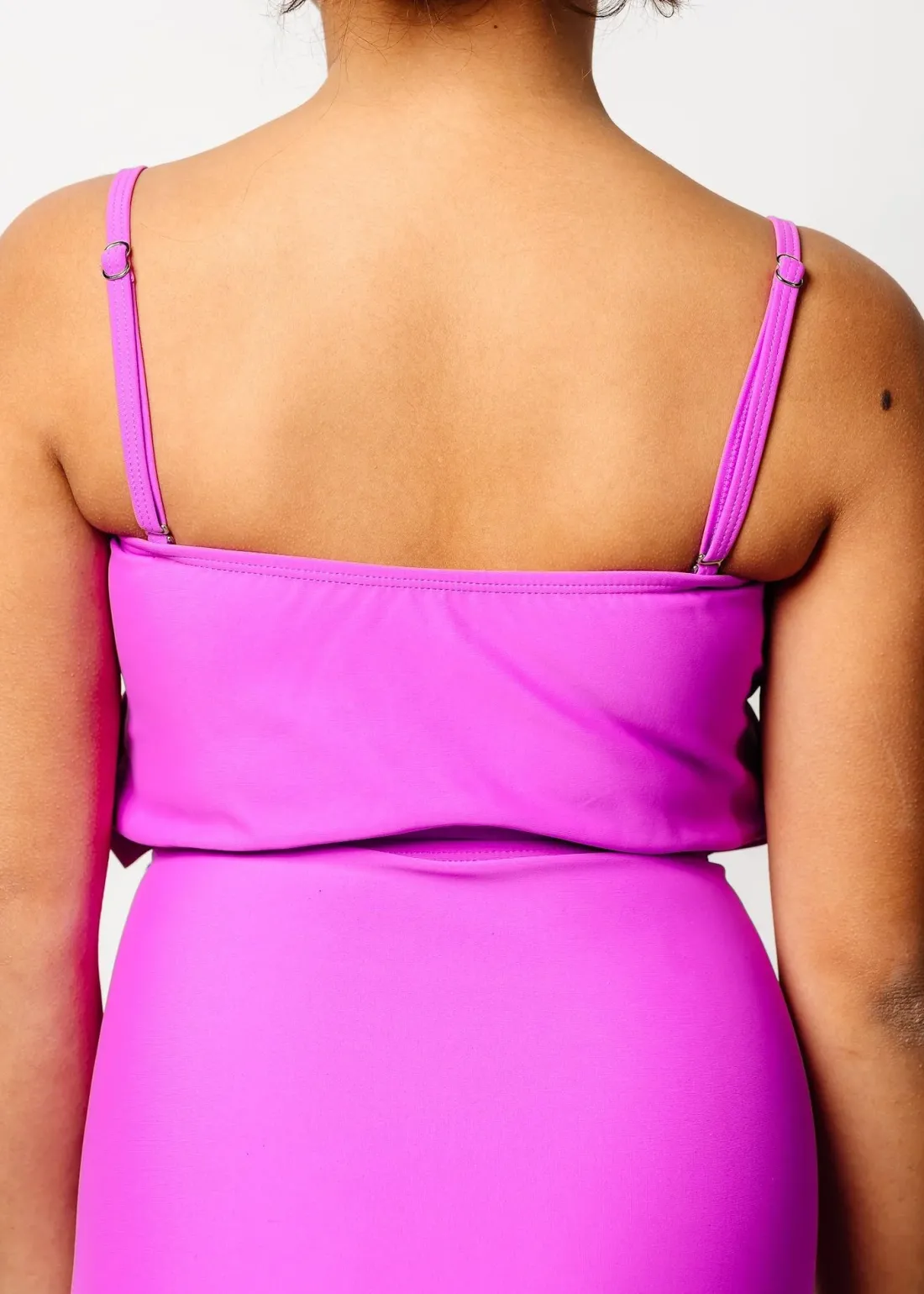 Kortni Jeane Brilliant Violet | Youth Oversized Ruffle Top Brilliant_Violet Sale