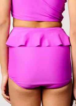 Kortni Jeane Brilliant Violet | Youth Peplum Bottoms Brilliant_Violet Sale