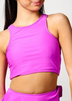Kortni Jeane Brilliant Violet | Youth Racer Back Top Brilliant_Violet Discount