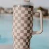 Kortni Jeane Checkered Tumbler Sale