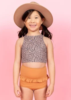 Kortni Jeane | Mini Mid-Ruffle Bottoms Clay Hot