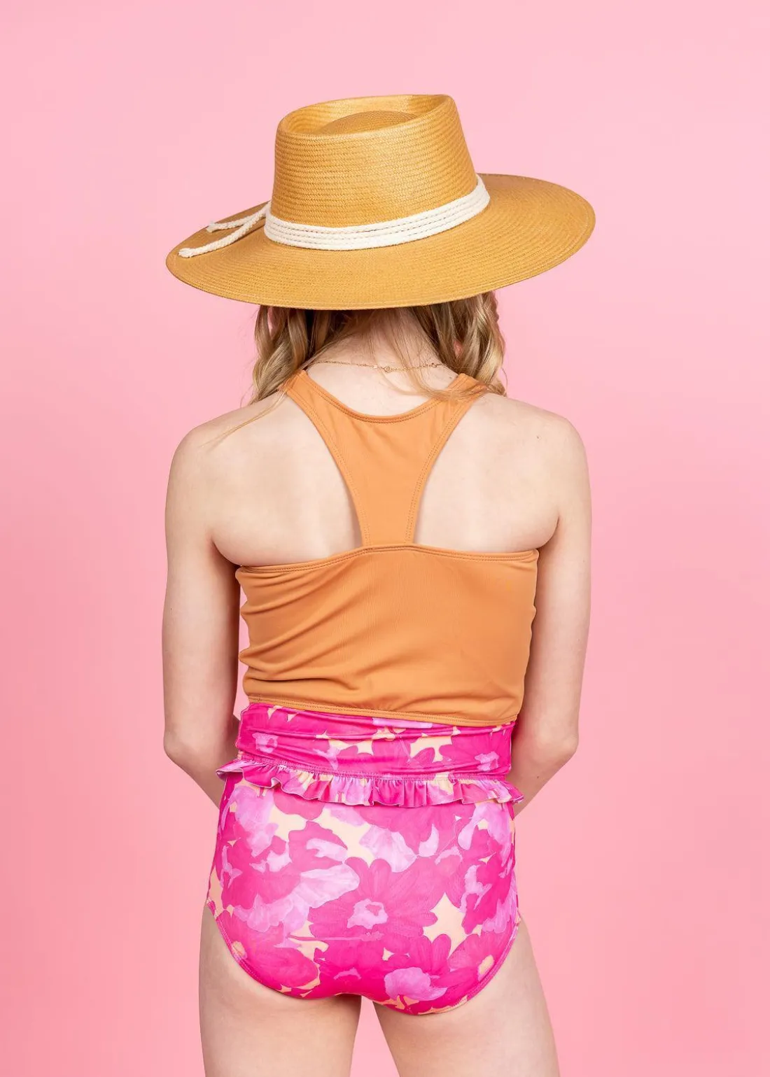 Kortni Jeane | Youth Racer Back Top Clay Fashion