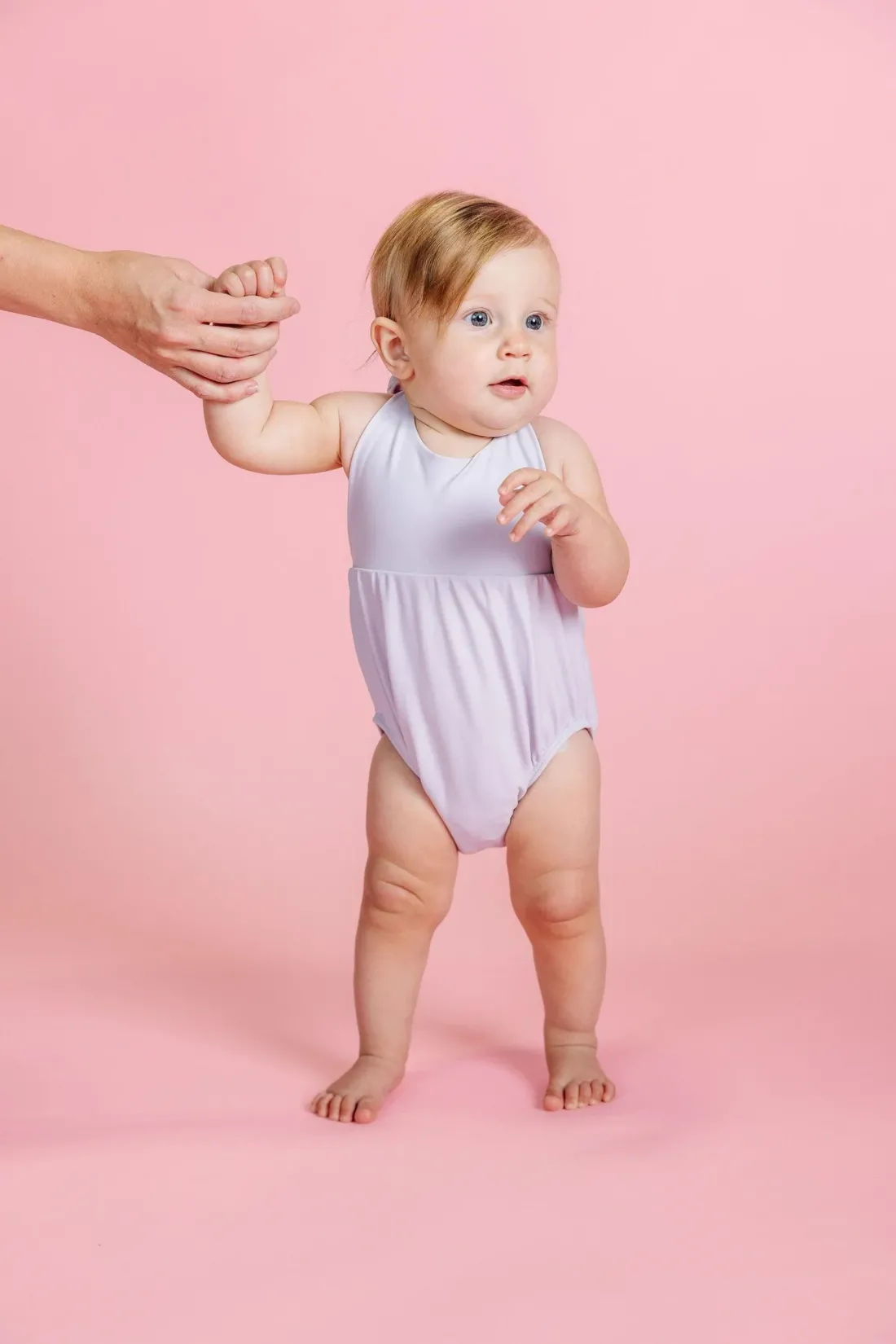 Kortni Jeane Cotton Purple | Baby Romper One-Piece CottonPurple Outlet