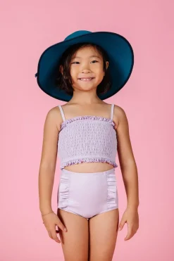 Kortni Jeane Cotton Purple | Mini Bandeau Top CottonPurple Discount
