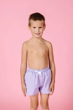 Kortni Jeane Cotton Purple | Mini Retro Shorties CottonPurple Clearance