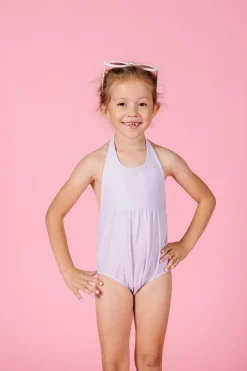 Kortni Jeane Cotton Purple | Mini Romper One-Piece CottonPurple Fashion