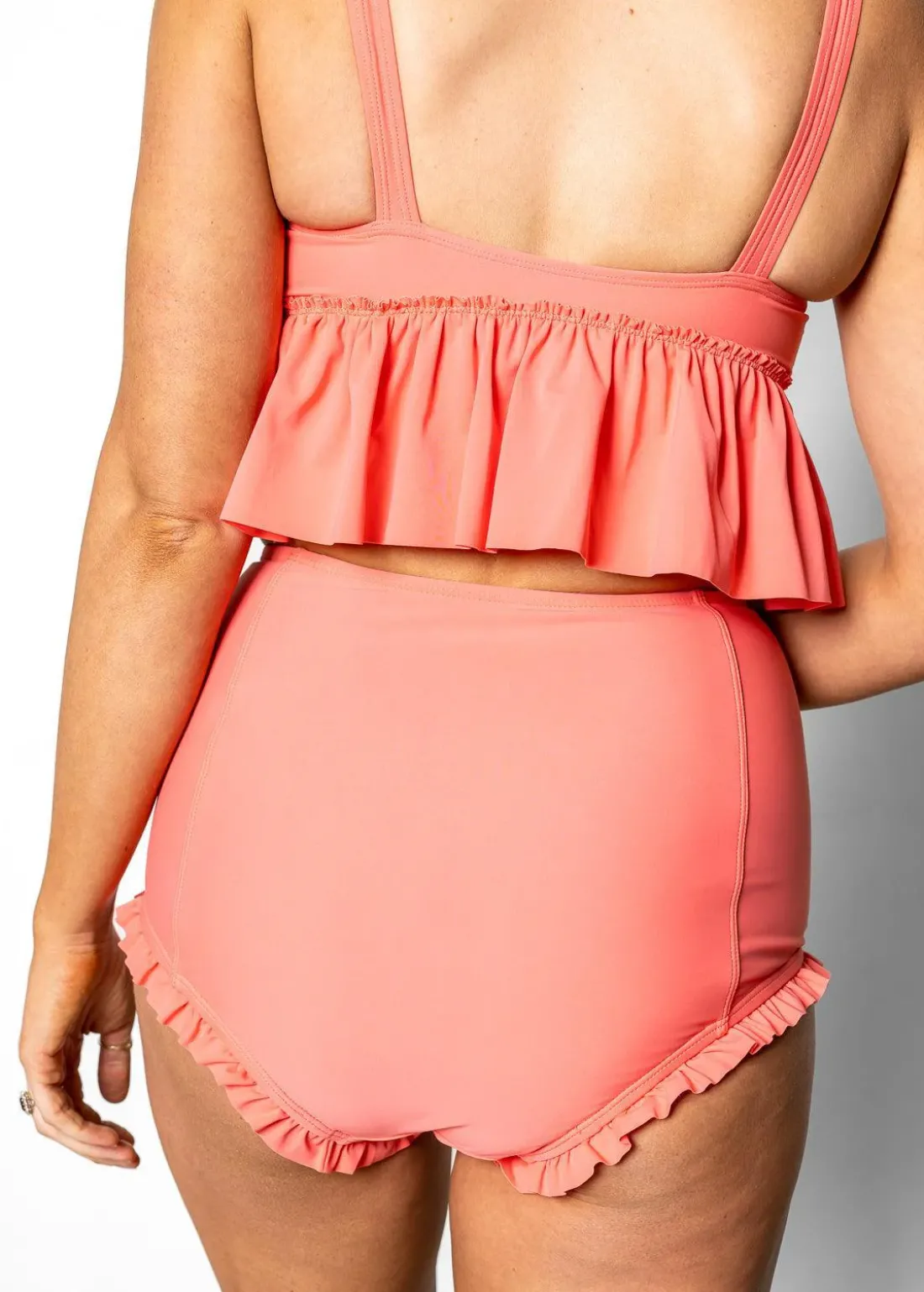 Kortni Jeane Deep Coral | All Ruffled Up Bottoms DeepCoral Best