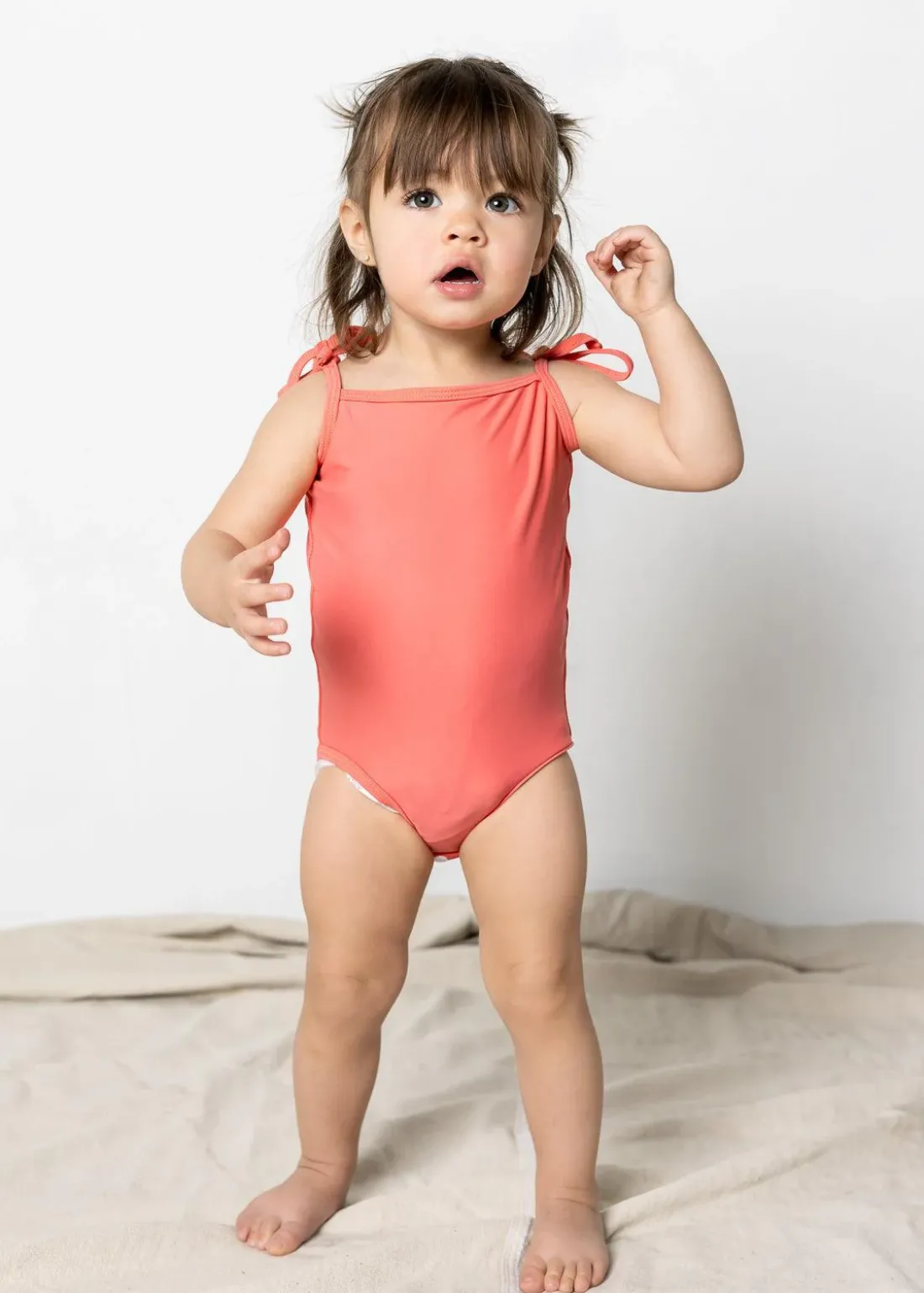 Kortni Jeane Deep Coral | Baby Simply One-Piece DeepCoral Online
