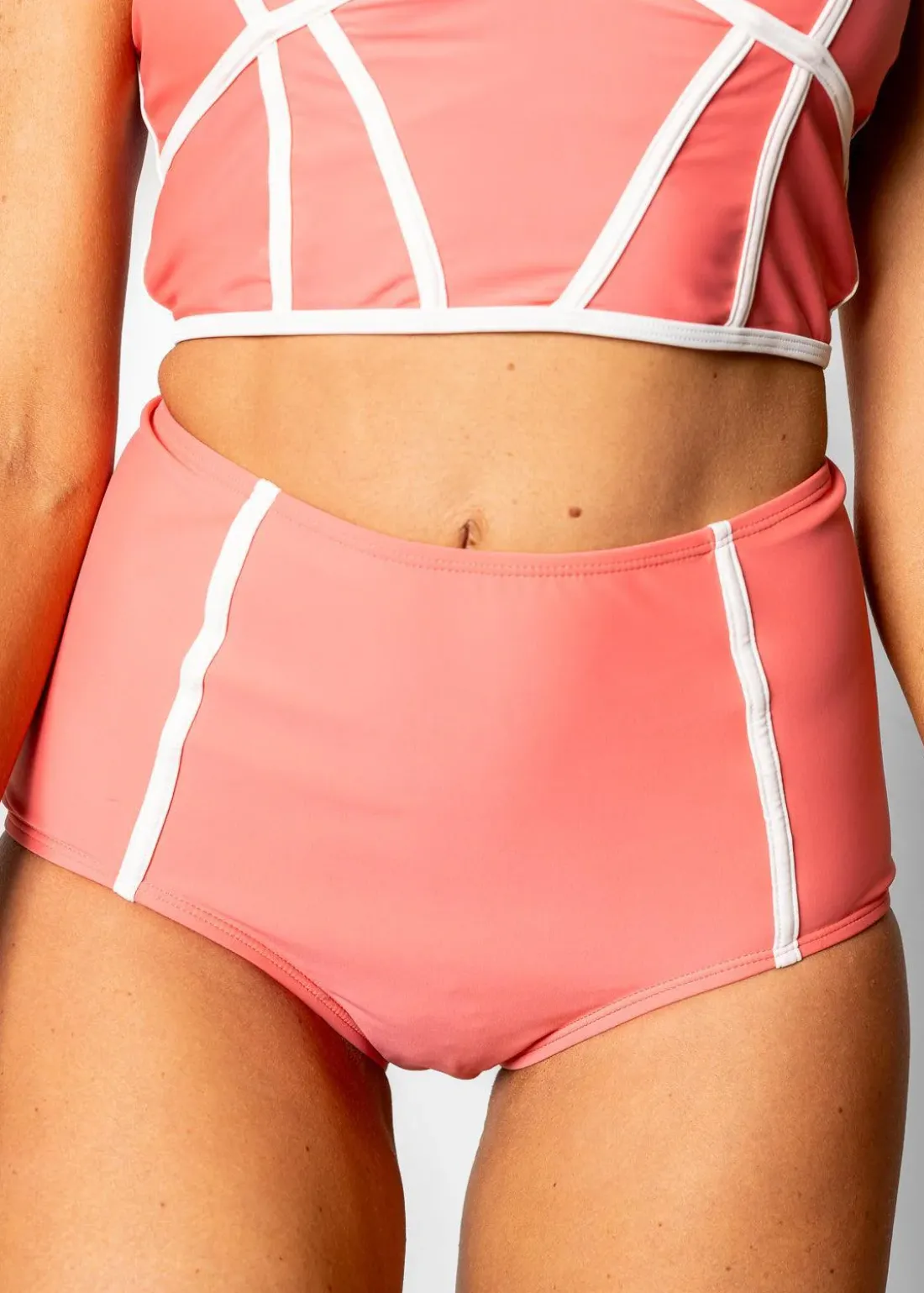 Kortni Jeane Deep Coral | Lined Up Bottoms DeepCoral Fashion