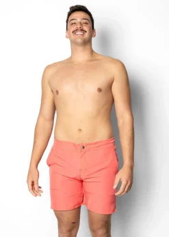 Kortni Jeane Deep Coral | Mens Boardies DeepCoral Discount