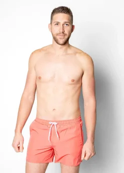Kortni Jeane Deep Coral | Mens Retro Shorties DeepCoral Fashion