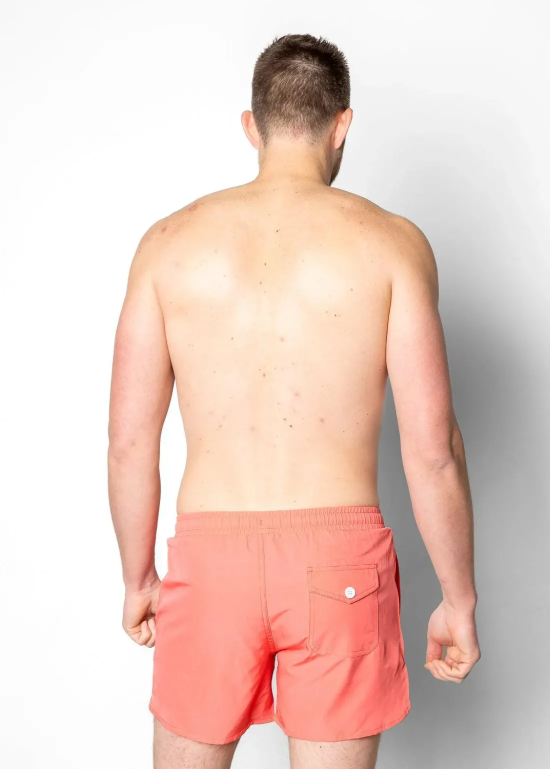 Kortni Jeane Deep Coral | Mens Retro Shorties DeepCoral Fashion