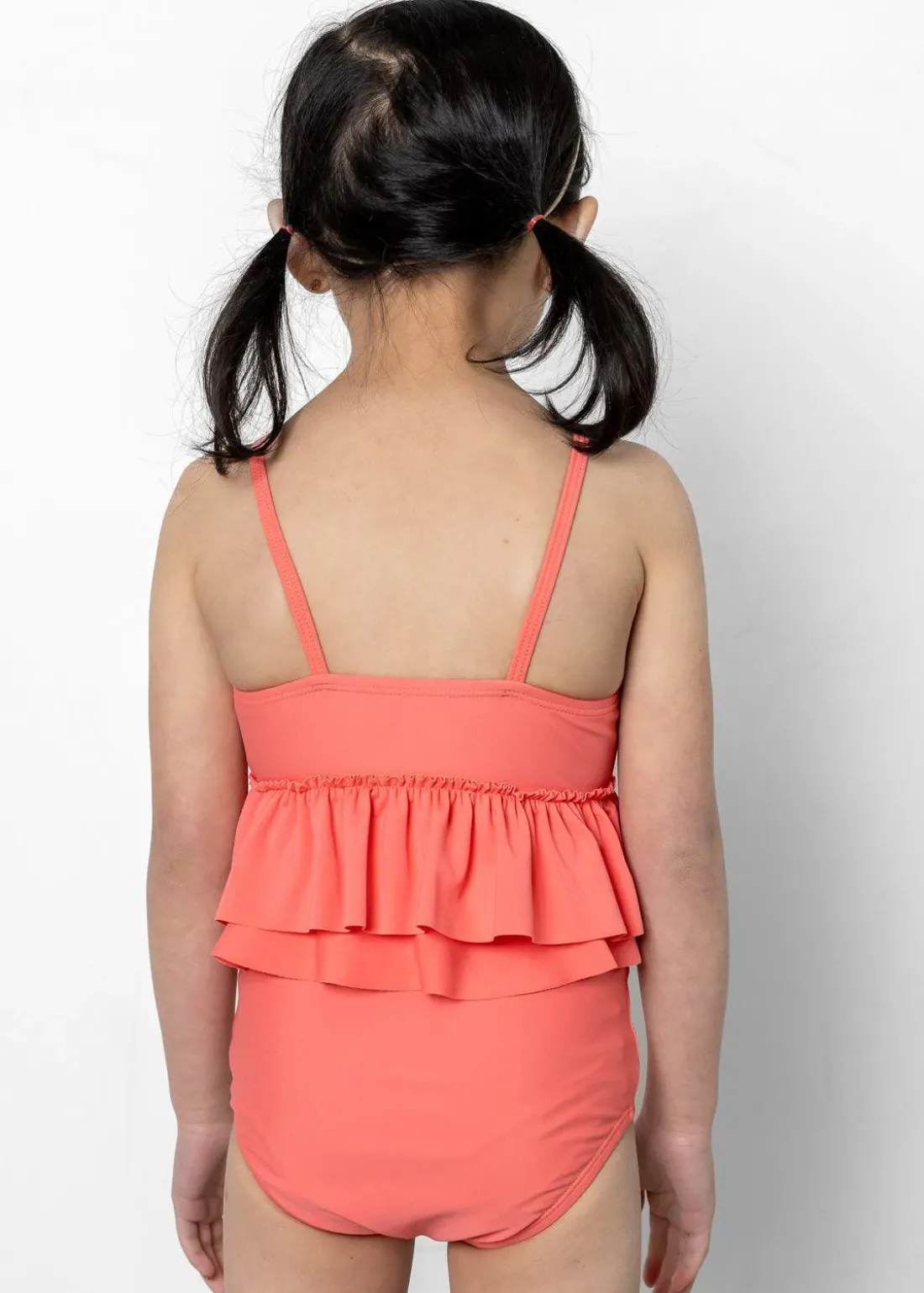 Kortni Jeane Deep Coral | Mini Peplum Top DeepCoral Online