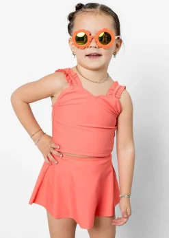 Kortni Jeane Deep Coral | Mini Ripple Top DeepCoral New