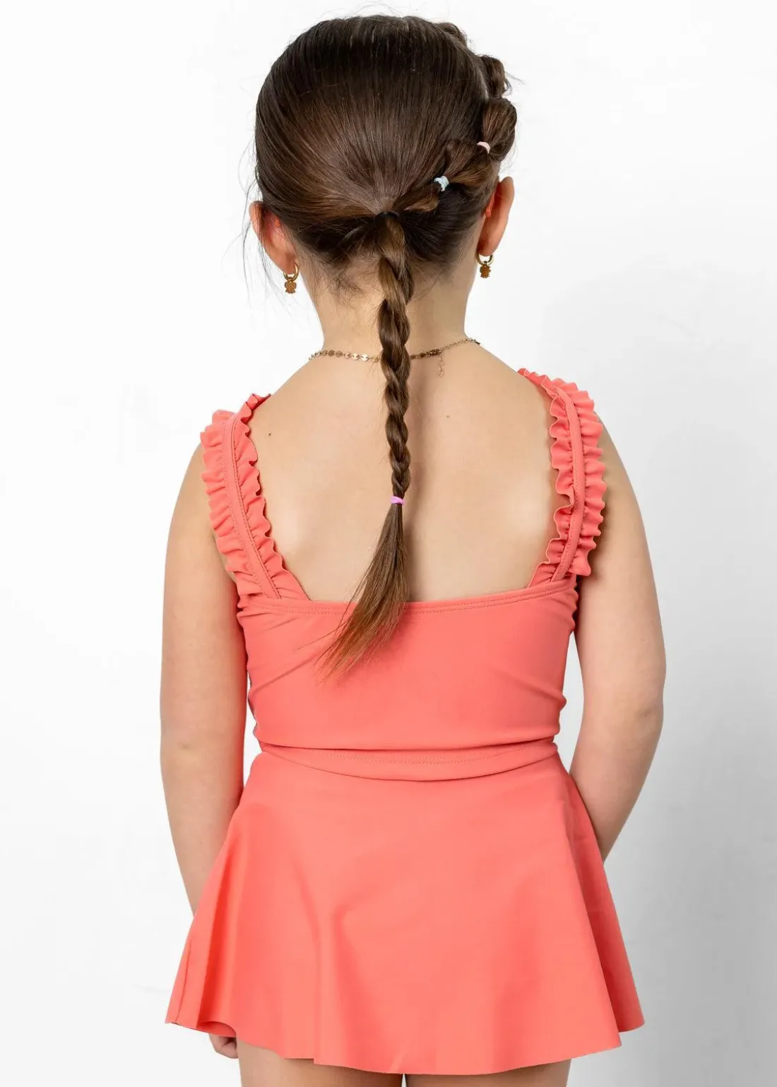 Kortni Jeane Deep Coral | Mini Ripple Top DeepCoral New