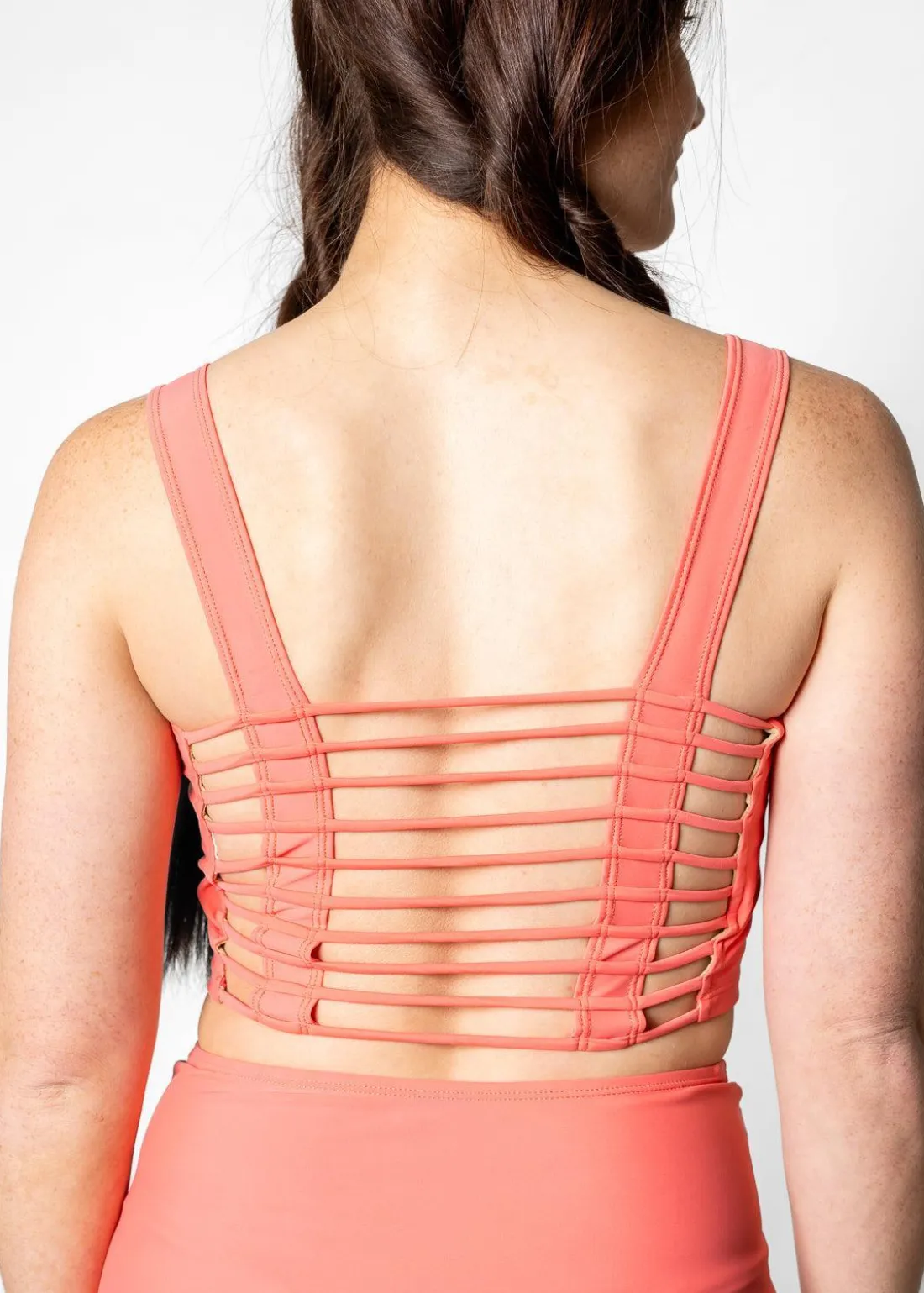 Kortni Jeane Deep Coral | Original Latter-Back Top DeepCoral Hot