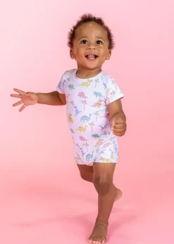 Kortni Jeane | Baby Shorties Rashguard (Unisex) Dinos Hot