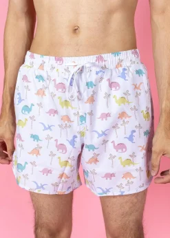 Kortni Jeane | Mens Retro Shorties Dinos Clearance