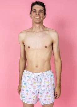 Kortni Jeane | Mens Retro Shorties Dinos Clearance