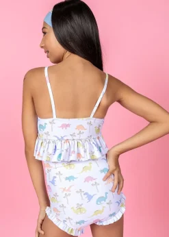 Kortni Jeane | Youth Peplum Top Dinos Best