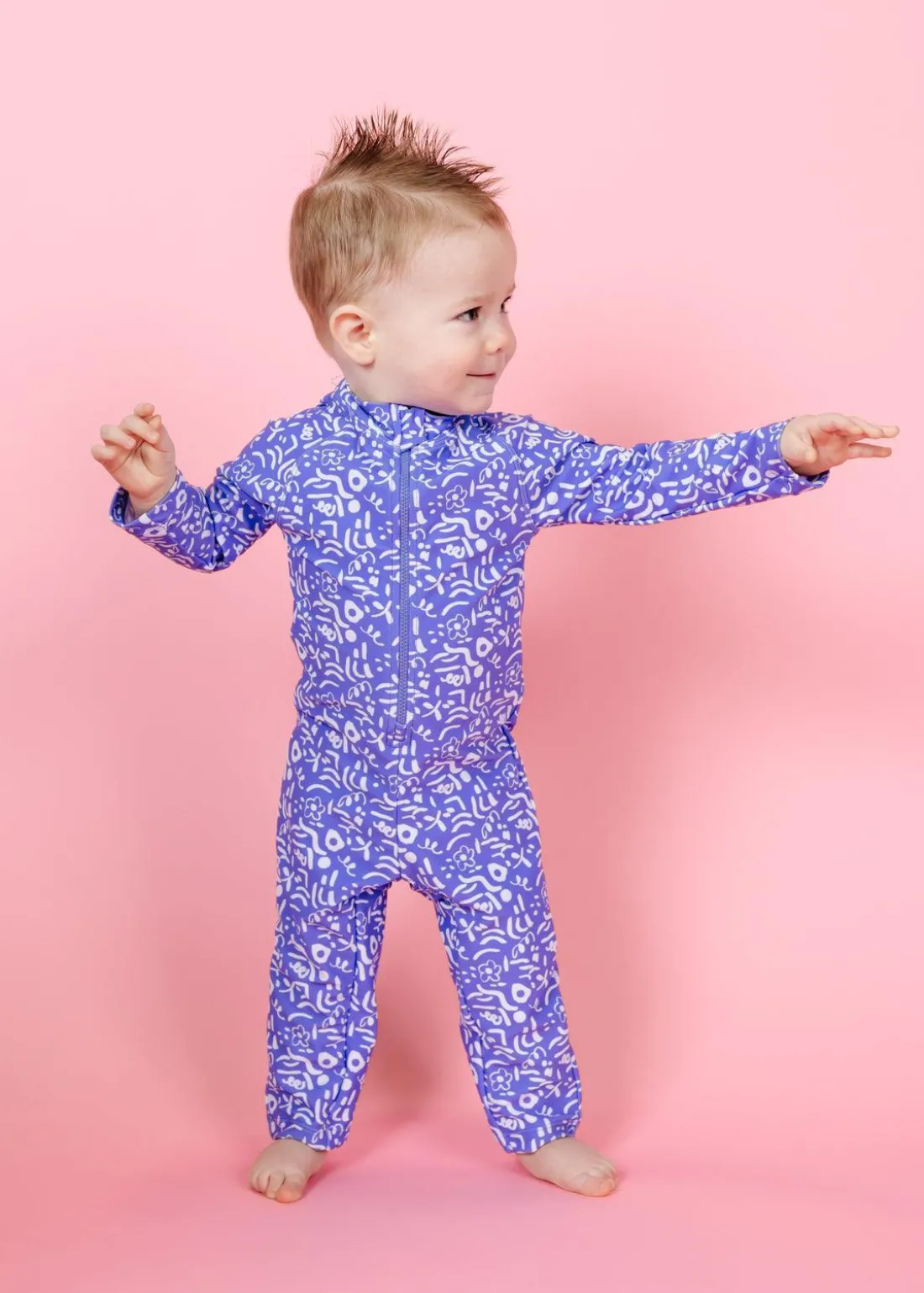 Kortni Jeane | Baby Rashguard One-Piece (Unisex) Doodles Hot