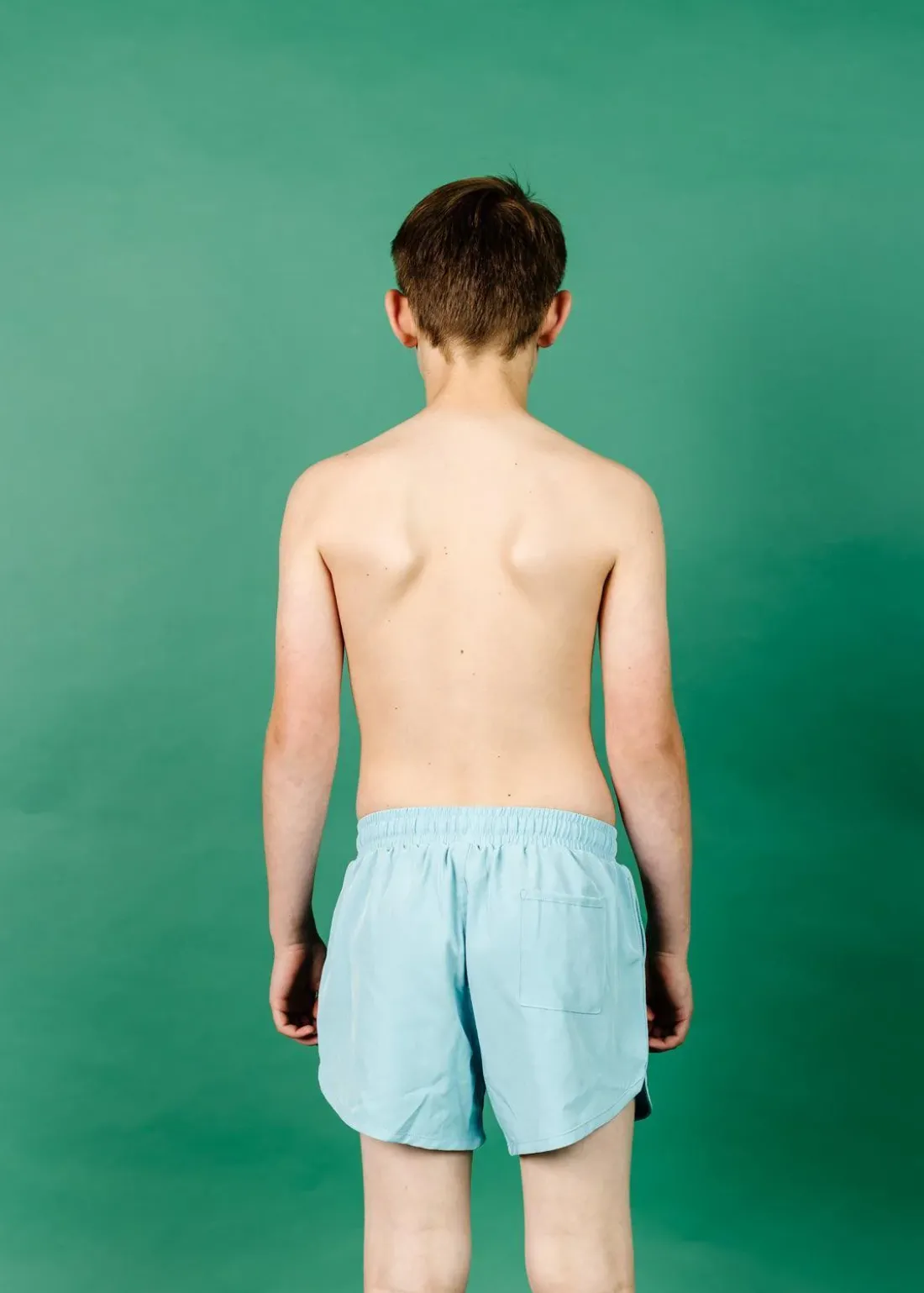 Kortni Jeane Dusty Light Blue | Youth Retro Shorties DustyLightBlue New