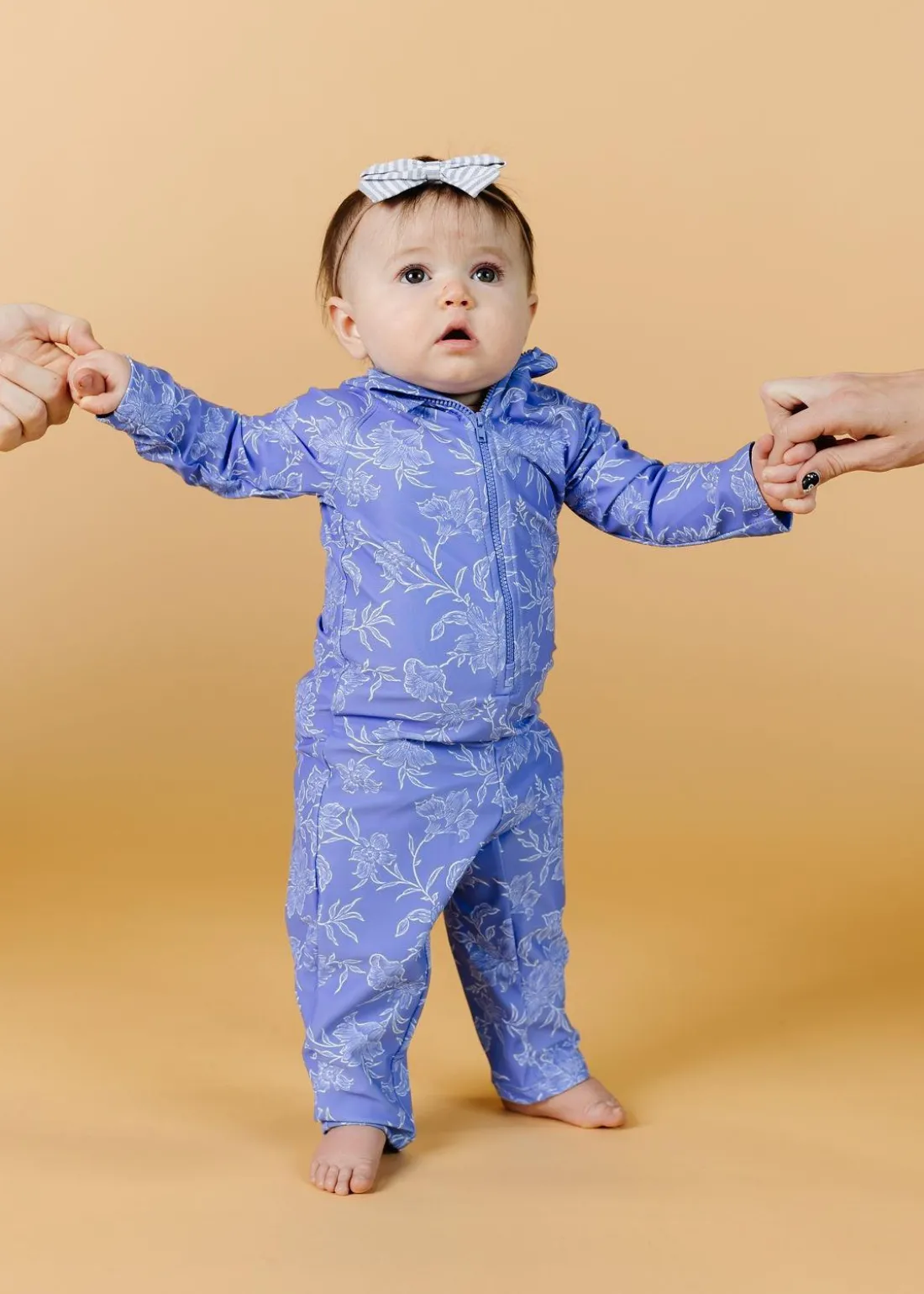 Kortni Jeane Elegant Floral | Baby Rashguard One-Piece (Unisex) ElegantFloral Best
