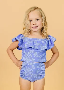 Kortni Jeane Elegant Floral | Mini Down in Front Ruffle Bottoms ElegantFloral Discount