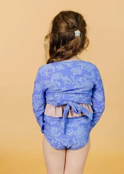 Kortni Jeane Elegant Floral | Mini Wrap Top Rashguard ElegantFloral Online