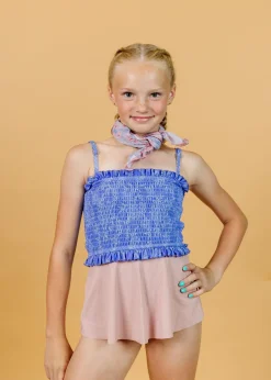 Kortni Jeane Elegant Floral | Youth Bandeau Top ElegantFloral New