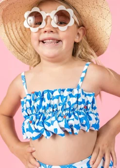 Kortni Jeane | Mini Oversized Ruffle Top Flowerworks Outlet