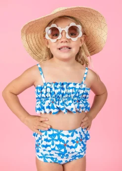 Kortni Jeane | Mini Oversized Ruffle Top Flowerworks Outlet