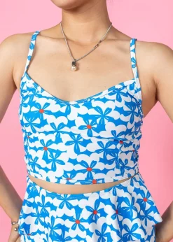 Kortni Jeane | VD Crop Top Flowerworks Outlet