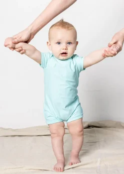 Kortni Jeane Fresh Mint | Baby Shorties Rashguard (Unisex) FreshMint Sale