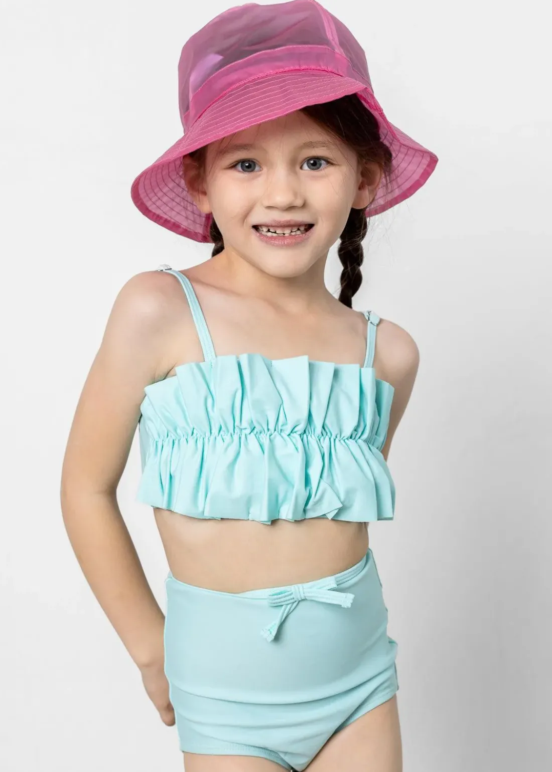 Kortni Jeane Fresh Mint | Mini Oversized Ruffle Top FreshMint Hot