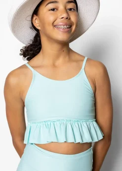 Kortni Jeane Fresh Mint | Youth Peplum Top FreshMint Online