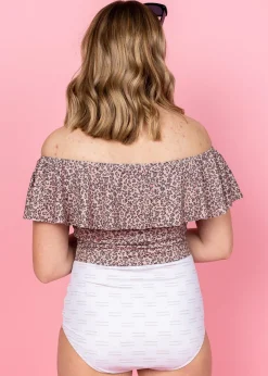 Kortni Jeane | Ruffled Around Top Jaguar Discount