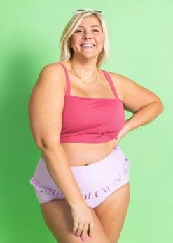 Kortni Jeane Just Lilac | Mid-Ruffle Bottoms JustLilac Discount