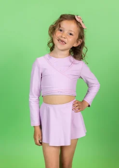 Kortni Jeane Just Lilac | Mini Wrap Top Rashguard JustLilac Fashion