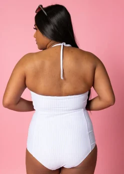 Kortni Jeane Light Blue Stripe | High-Waisted Bottoms LightBlueStripe Discount
