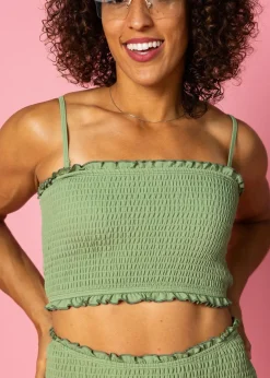 Kortni Jeane Meadow Green | Bandeau Top MeadowGreen New