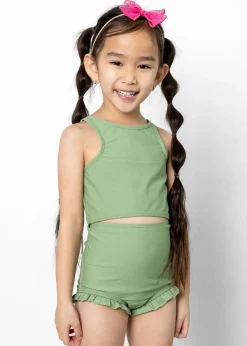 Kortni Jeane Meadow Green | Mini All Ruffled Up Bottoms MeadowGreen Discount