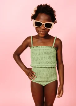 Kortni Jeane Meadow Green | Mini Bandeau Top MeadowGreen Fashion