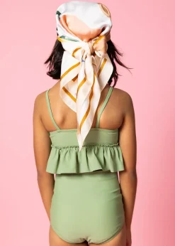 Kortni Jeane Meadow Green | Mini Down in Front Ruffle Bottoms MeadowGreen Clearance