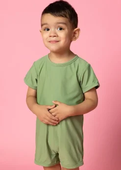 Kortni Jeane Meadow Green | Mini Shorties Rashguard (Unisex) MeadowGreen Discount