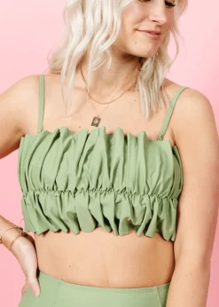 Kortni Jeane Meadow Green | Oversized Ruffle Top MeadowGreen New