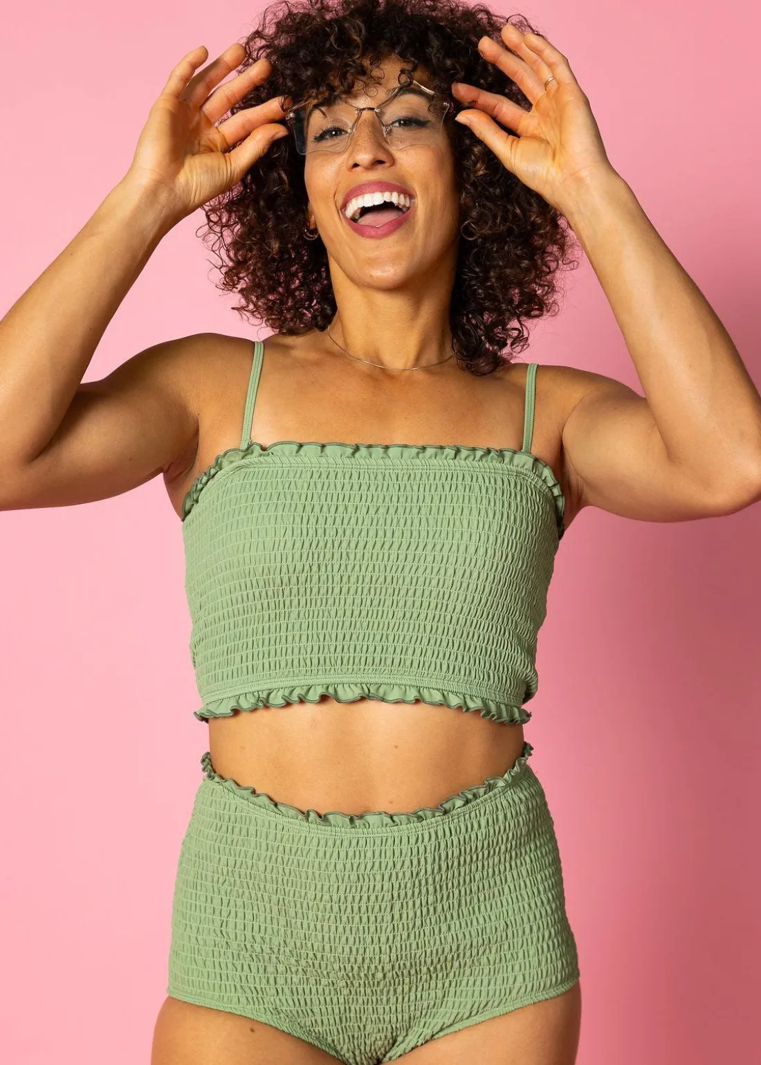 Kortni Jeane Meadow Green | Smocked Bottoms MeadowGreen Online