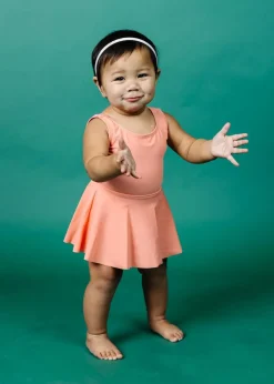 Kortni Jeane | Baby Skirted One-Piece Melon New